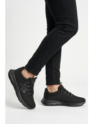Hummel Siyah-Siyah Fileli Hafif Esnek Unisex Spor Ayakkabı 900899 Hml Tyro Iı