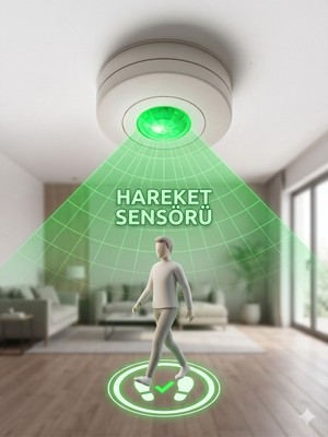 Renksan 360° Sıva Üstü Hareket Sensörü