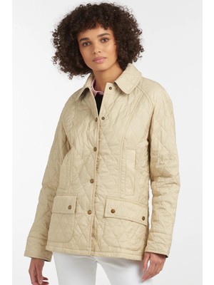 Barbour Beadnell Kapitone Ceket CR51 Pearl