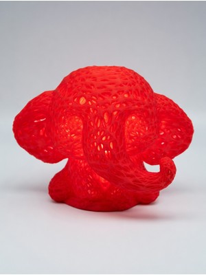 My Craft 3D MYCRAFT3D Sevimli Fil Çocuk Odası Gece Lambası 3D Tasarım LED Işıklı Masaüstü Mesh Dekor Hediyelik