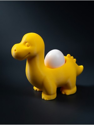 My Craft 3D MYCRAFT3D Sevimli Dinozor Yumurta Tutucu Dekoratif Mutfak Aksesuarı Kahvaltılık Stand Hediyelik