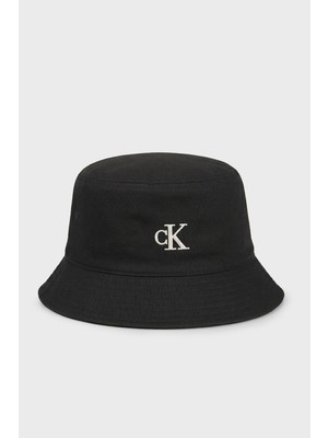 Calvin Klein Pamuklu Logo Monogramlı Şapka LV04F5101GUB1 Bayan Şapka LV04F5101G Ub1