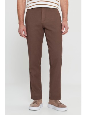 Altınyıldız Classics Pamuklu Comfort Fit Yan Cepli Armürlü Casual Esnek Pantolon