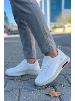 Sefayol Leroi Beyaz Bağcıklı Erkek Spor Ayakkabı