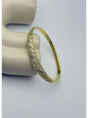 Biju Yılmaz Xuping Gold Queen Line Kelepçe - 26XPKE01