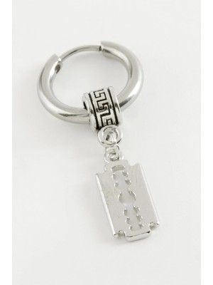 İlkyaz Fashion Jilet Erkek Çelik Küpe