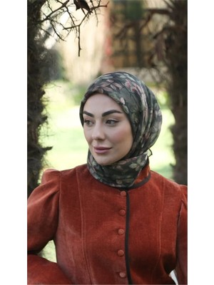 Lo'cella Pamuklu Soft Eşarp 4559-8 Yeşil