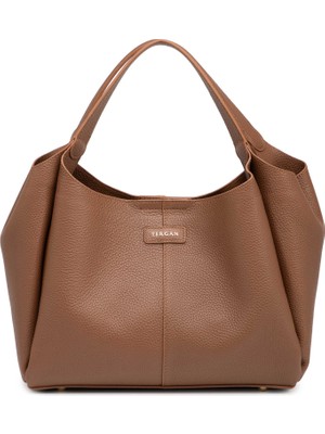 Tergan Taba Hakiki Deri Kadın Omuz Çantası - S26Y1BC80555-B67