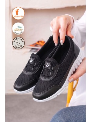 Albishoes Tam Anatomik Spor Ayakkabı Anne Ayakkabı Günlük Ayakkabı Klasik Ayakkabı Kadın Babet