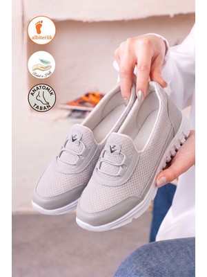 Albishoes Tam Anatomik Spor Ayakkabı Anne Ayakkabı Günlük Ayakkabı Klasik Ayakkabı Kadın Babet