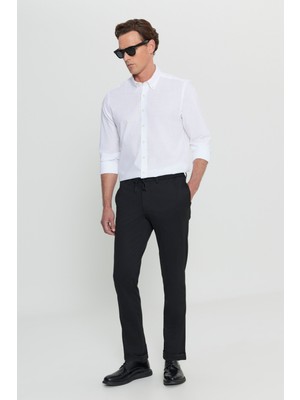 Altınyıldız Classics Slim Fit Beli Bağlamalı Yan Cep Esnek Casual Pantolon