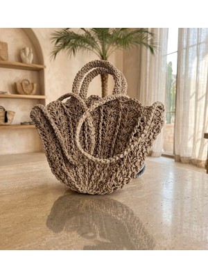 Lumea Mama “sahil Rüyası Hasır Midye Çanta” 🌸