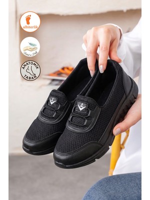 Albishoes Tam Anatomik Spor Ayakkabı Anne Ayakkabı Günlük Ayakkabı Klasik Ayakkabı Kadın Babet