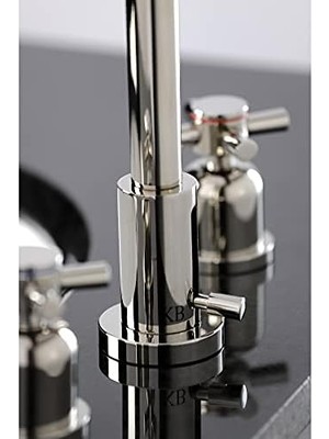 Mi-Ça Home FSC8929DX Yaygın Banyo Bataryası, 5-3/8 Inç Emzik Erişimi, Parlak Nikel