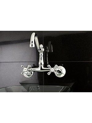 Mi-Ça Home KS3228AX Mount Kitchen Musluk, 8 – 1/2 Inç, Saten Nikel