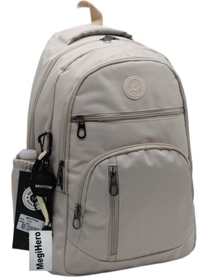 Bevitton Unisex Suya Dayanıklı Kumaş Okul Çantası Günlük Sırt Çantası 1700