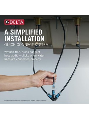 Mi-Ça Home Esato Yaygın Banyo Bataryası 3 Delikli, Mat Siyah Banyo Bataryası, Banyo Lavabo Bataryası, Tahliye Montajı Dahil, Mat Siyah 35897LF-BL