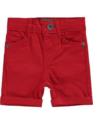 Tommiks Kids Gabardin 6-24 Ay Şort - Kırmızı