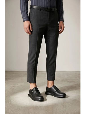 Ayakkabı Fuarı Elit 26YSLROS01C Erkek Hakiki Deri Casual Ayakkabı Siyah