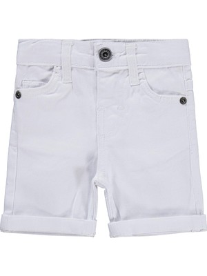 Tommiks Kids Gabardin 6-24 Ay Şort - Beyaz