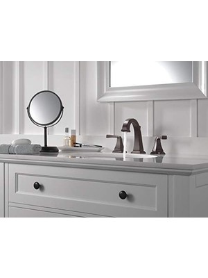 Mi-Ça Home Dryden Yaygın Banyo Bataryası, Banyo Bataryası 3 Delikli, Yağ Ovuşturdu Bronz Banyo Lavabo Bataryası, Metal Tahliye Montajı, Venedik Bronz 3551-RBMPU-DST