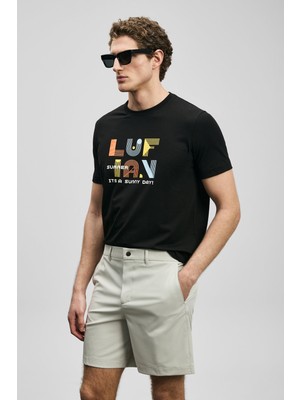 Lufian Sunny Modern Grafik Tişört 111020291