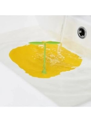 Mi-Ça Home Gider Kötü Koku Önleyici Lavabo Gider Kapatıcı Banyo Küvet Süzgeç Kapatma Sarı Renk