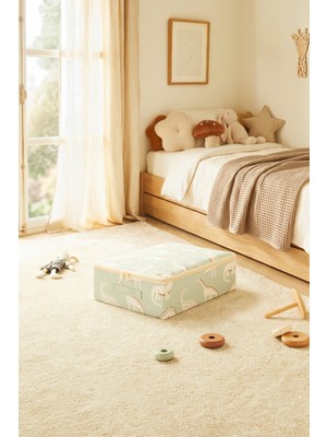 Ocean Home Textile Çocuk Odası Dinozor Destekli Kutu Hurç 31 x 38 x 12 cm