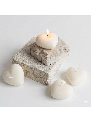 Karakız Kalp Mum Kalıp 5x4,5 Cm