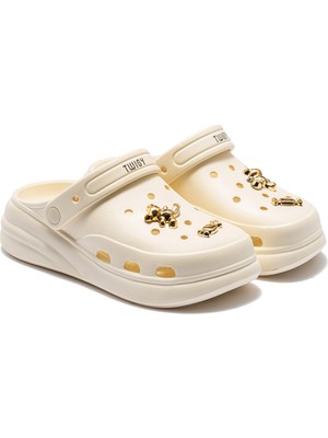 Twigy Talya Kadın Sabo Terlik Bej 36/40