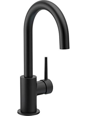 Mi-Ça Home 1959LF Modern Tek Kulplu Bar Musluk Döndürebilir Akış Borusu, 1959LF-BL