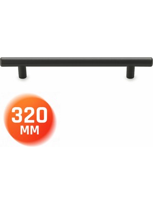 Nobel Metal Mobilya Kulbu Mutfak Çekmece Dolap Dolabı Kulpu  Kulpları Titanyum 320 mm