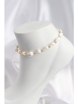 Marsilyan Doğal Deniz Kabuğu Model Halhal