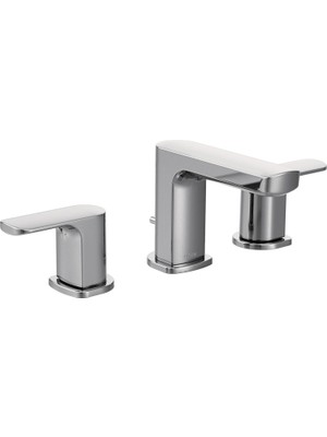 Mi-Ça Home Rizon Krom Iki Saplı Yaygın Banyo Bataryası, Valf Ayrı Satılır, T6920, 0.5, Krom