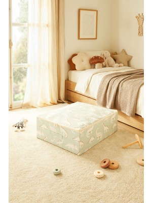 Ocean Home Textile Çocuk Odası Dinozor Destekli Kutu Hurç 45 x 55 x 18 cm