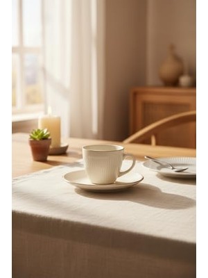 Mi-Ça Home Bernardo Supra 6 Kişilik Fincan Takımı Altın