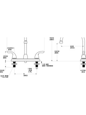 Mi-Ça Home G1362000 Mutfak-Lavabo Muslukları, Cilalı Krom