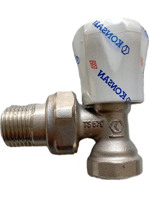 Köşe Radyatör Vanası 1/2 Konsan Marka