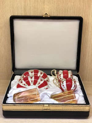 Mi-Ça Home Gural Porselen 6 Parça Türk Kahvesi Takımı