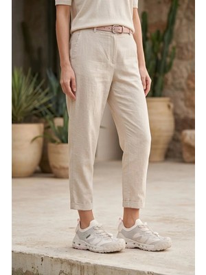 Humtto 152-21547 660859B Kadın Outdoor Ayakkabı Krem