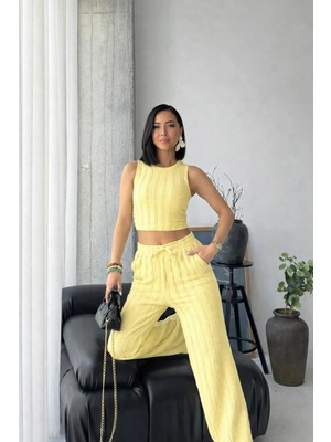Minnoş Sarı Halter Fitilli Ikili Takım