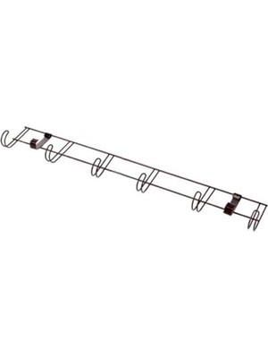 Mi-Ça Home Metal Kapı Arkası Askı, 6'lı