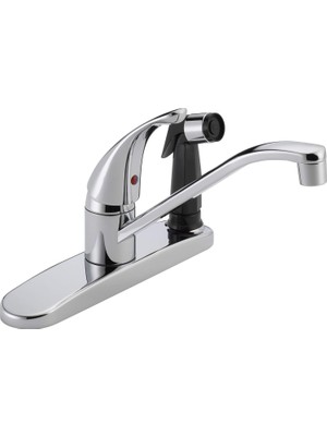 Daisy Home Entegre Yan Püskürtücülü Tek Kolu Evye Bataryası, Krom P114LF