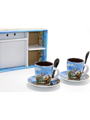 Cm Store Yöresel Ikili Fincan Seti