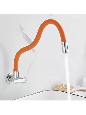 Daisy Home Esnek Musluk Uzatma Borusu – 30 cm | 360° Döner Başlıklı, Köpük Filtresi, Su Sıçratmaz | Kolay Kurulum | Mutfak, Banyo ve Duvar Muslukları Için Uyumlu | Yumuşak ve Dayanıklı Plastik