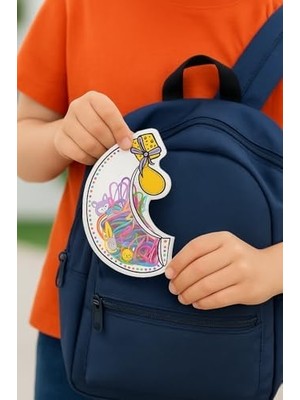 Daisy Home Asorti Renk ve Model Mini Saç Tokası Seti – 4 Paket Şeffaf Çanta ve Şişe Tasarımlı Kutuda Lastik Toka, Çocuklar ve Kız Çocukları Için, Karışık Neon Renklerde Yumuşak Elastik Saç Lastiği