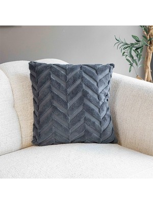 MYBEDESTEN Kırlent - Zigzag Desenli - Jakarlı