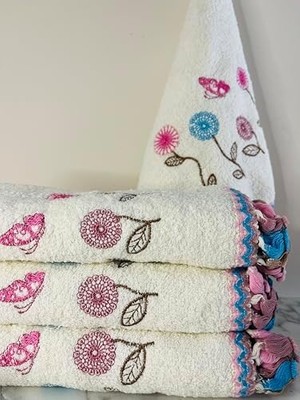 Daisy Home EKNHOMETEKSTİL,30X50 Püsküllü Mutfak Havlusu,(6 Adet)