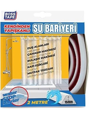 Daisy Home Duş, Kapı Eşiği, Mutfak Tezgahı Etrafı Su Kesici Bariyer - 2 Metre