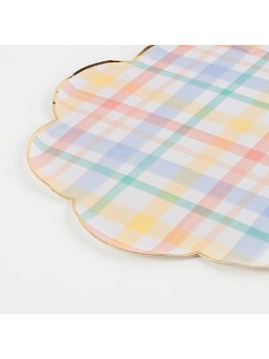 Daisy Home - Spring Dinner Plates - Yeri Tabaklar - L - 8'li